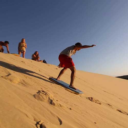 Sand Surfing